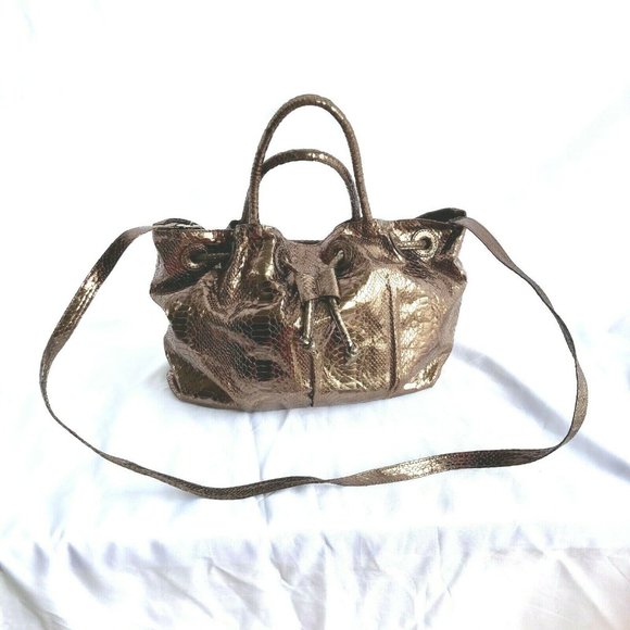 Fatto a Mano By Carlos Falchi faux leather Metalli - Picture 2 of 11